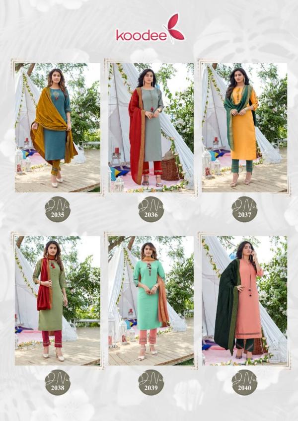 Koodee Saheli 8 Designer Nylon Festive Wear Readymade Salwar Collection 